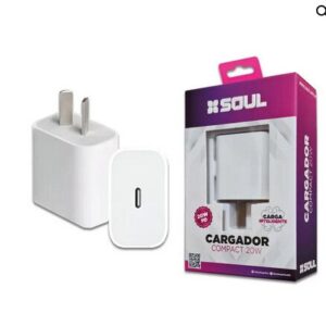 CARGADOR CABEZAL 220V PD QC 20W S/CABLE C/BLISTER