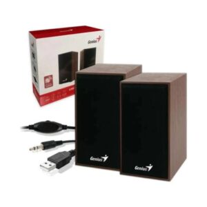 PARLANTES GENIUS SP-HF 180 USB POWER WOOD