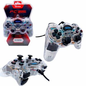 JOYSTICK SEISA PC CABLE SJ703TM TRANSPARENTE