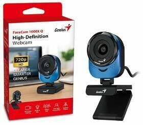 WEBCAM GENIUS FACECAM 1000X Q BLACK 720P