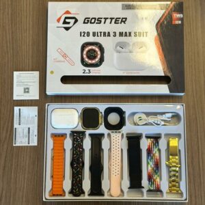 KIt Gostter Smart Watch L20 Ultra + Auricular TWS + 6 Mallas