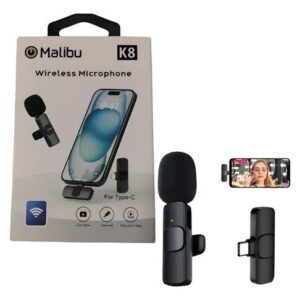 MICROFONO CORBATERO INALAMBRICO MALIBU IPHONE K8