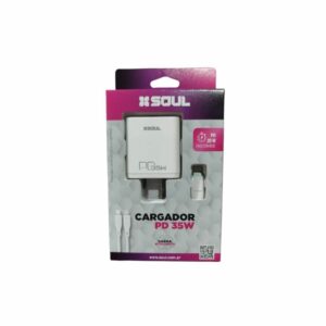 Cargador Soul 220 FC PD 35W Tipo C a tipo C