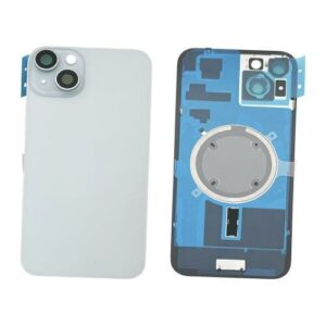 Tapa Trasera iPhone 15 - Con lente y Carga Inalmbrica - Blanco