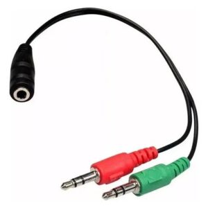 CABLE ADAPTADOR NOGA AUDIO Y MICROFONO A PC