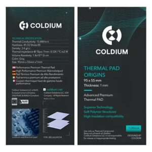 Pad Térmico Coldium Skade 95x55x1.0mm