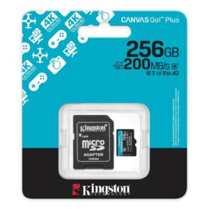 MICRO SD 256GB KINGSTON CANVAS GO PLUS G4
